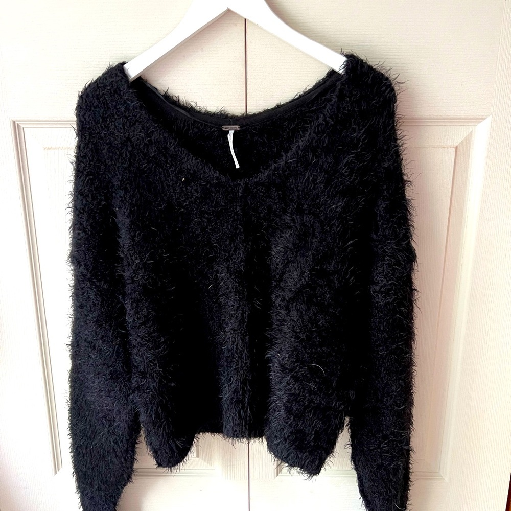 Fuzzy free people sweater